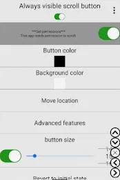 Always visible scroll button Screenshot 3