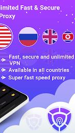 SuperFast VPN : Fast VPN Proxy Schermafbeelding 3