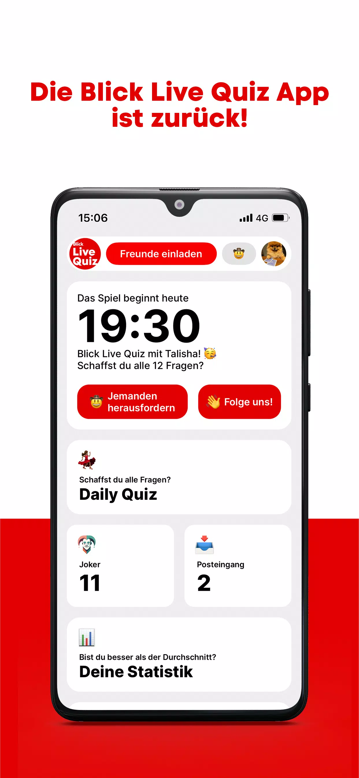 Blick Live Quiz Captura de tela 1