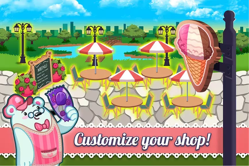 My Ice Cream Shop: Time Manage Capture d'écran 2