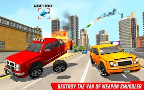 Traffic Car Shooting Games স্ক্রিনশট 2