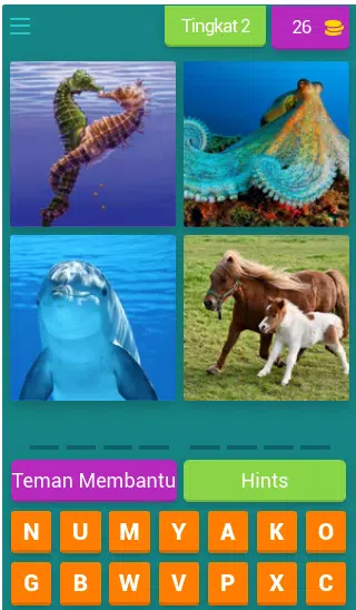 Tebak-tebakan Gambar Hewan Captura de pantalla 3