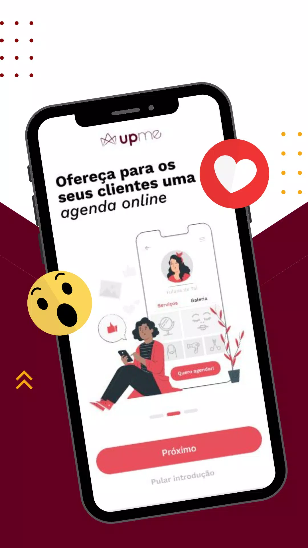 UPME: Agenda Online da Beleza スクリーンショット 2
