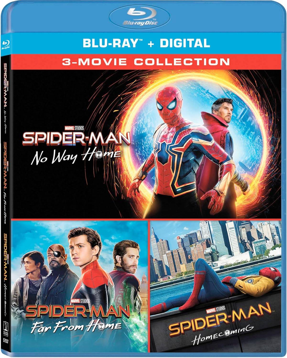 Image: MCU Spider-Man 3-Movie Set Blu-ray