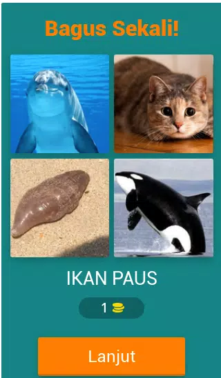 Tebak-tebakan Gambar Hewan Captura de pantalla 2