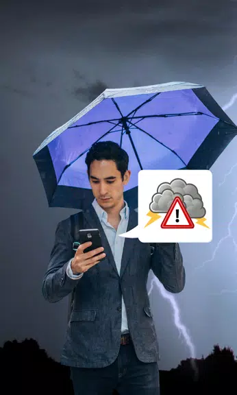 Thunderstorm- weather warnings Captura de pantalla 1