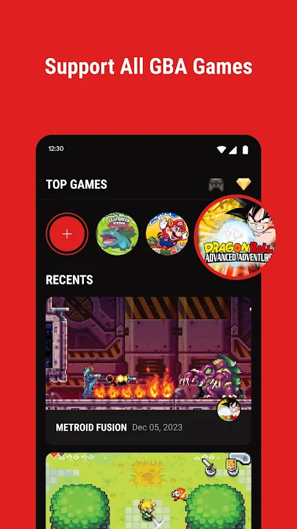 GBA Emulator - Classic Gaming ภาพหน้าจอ 1