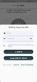 Go VPN - Google One-Key SignIn Tangkapan skrin 1