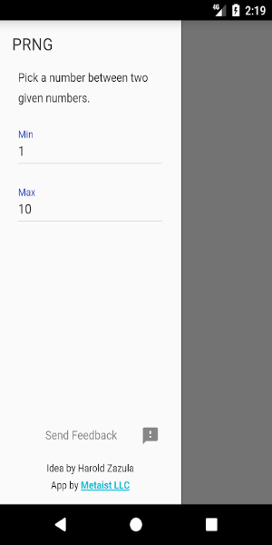 PRNG Скриншот 2
