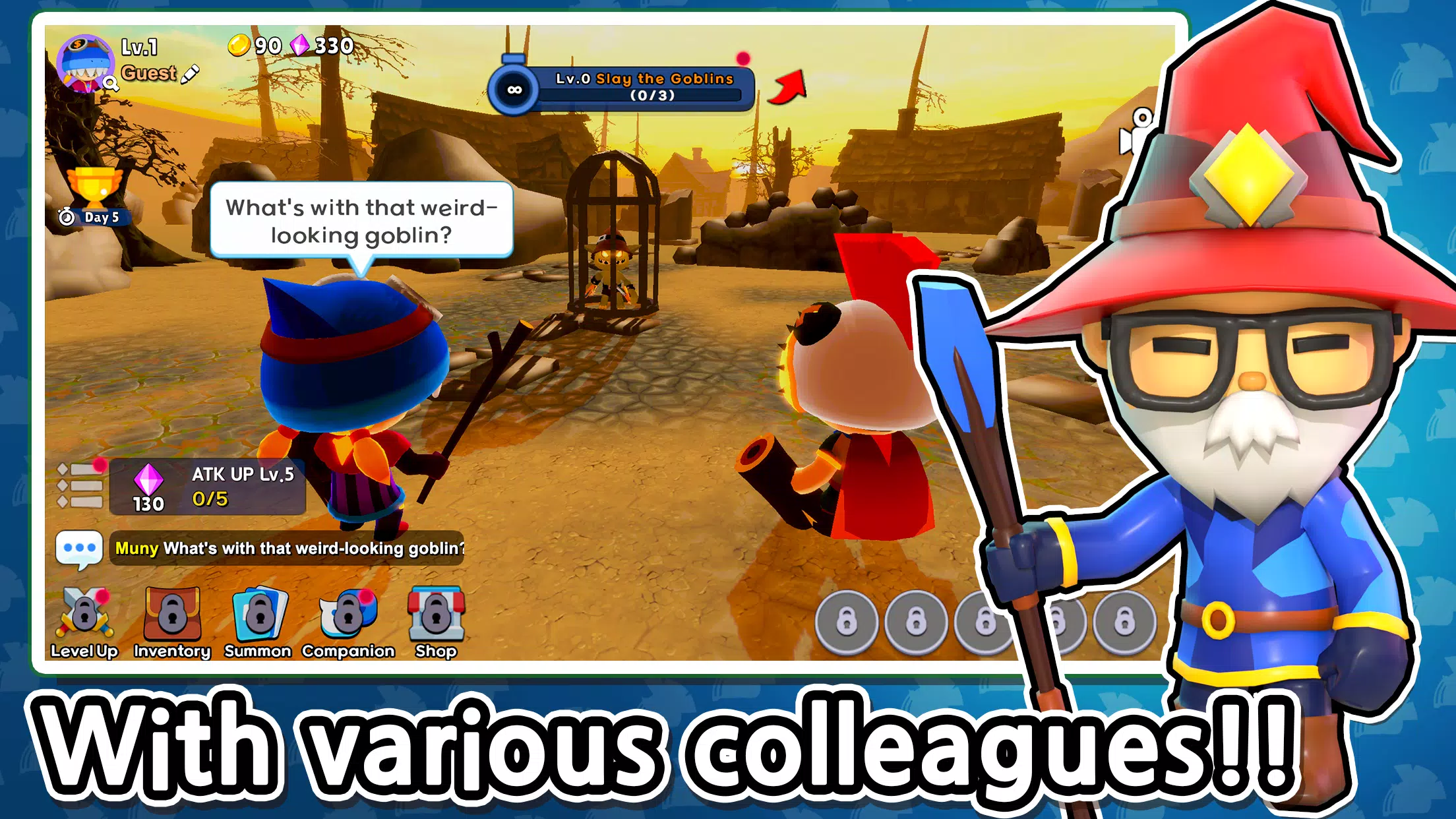 Legend of Munchkin: IdleRPG Captura de pantalla 3