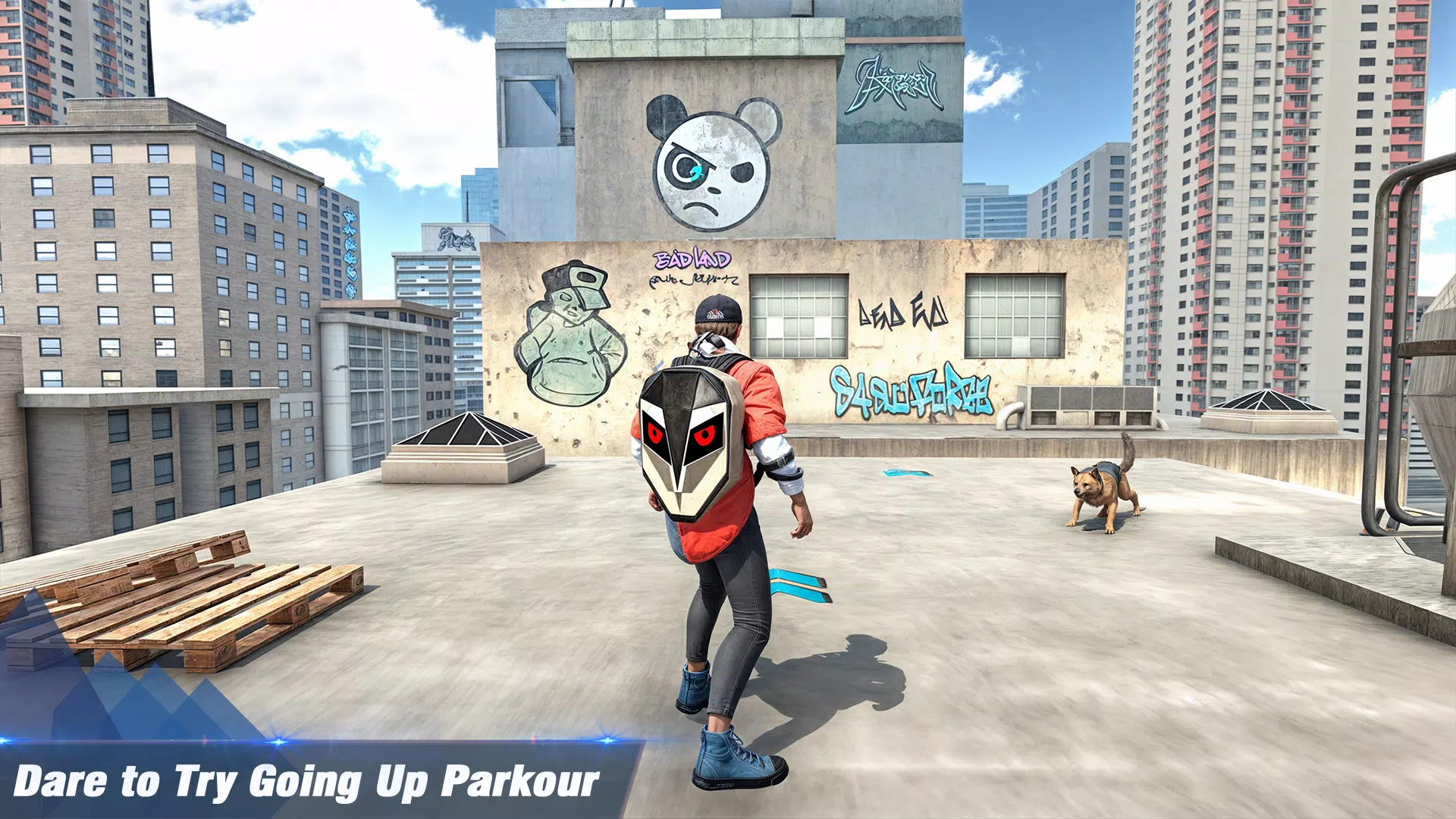 Going Up Parkour Only Rooftop Captura de pantalla 4