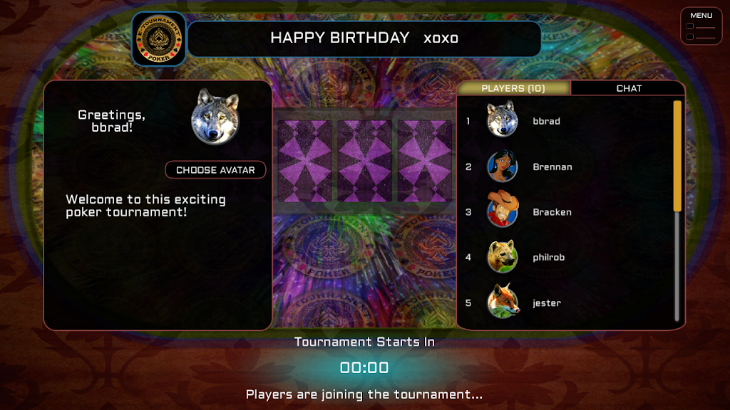 E-Tournament Poker Screenshot 3