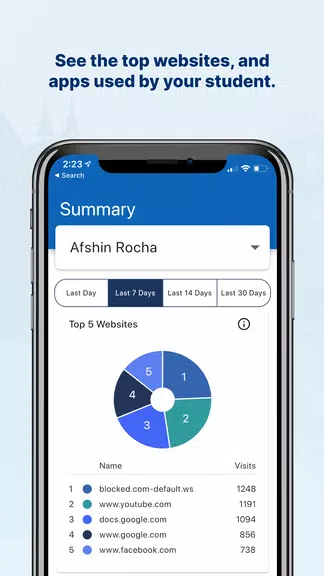 GoGuardian Parent App Скриншот 1