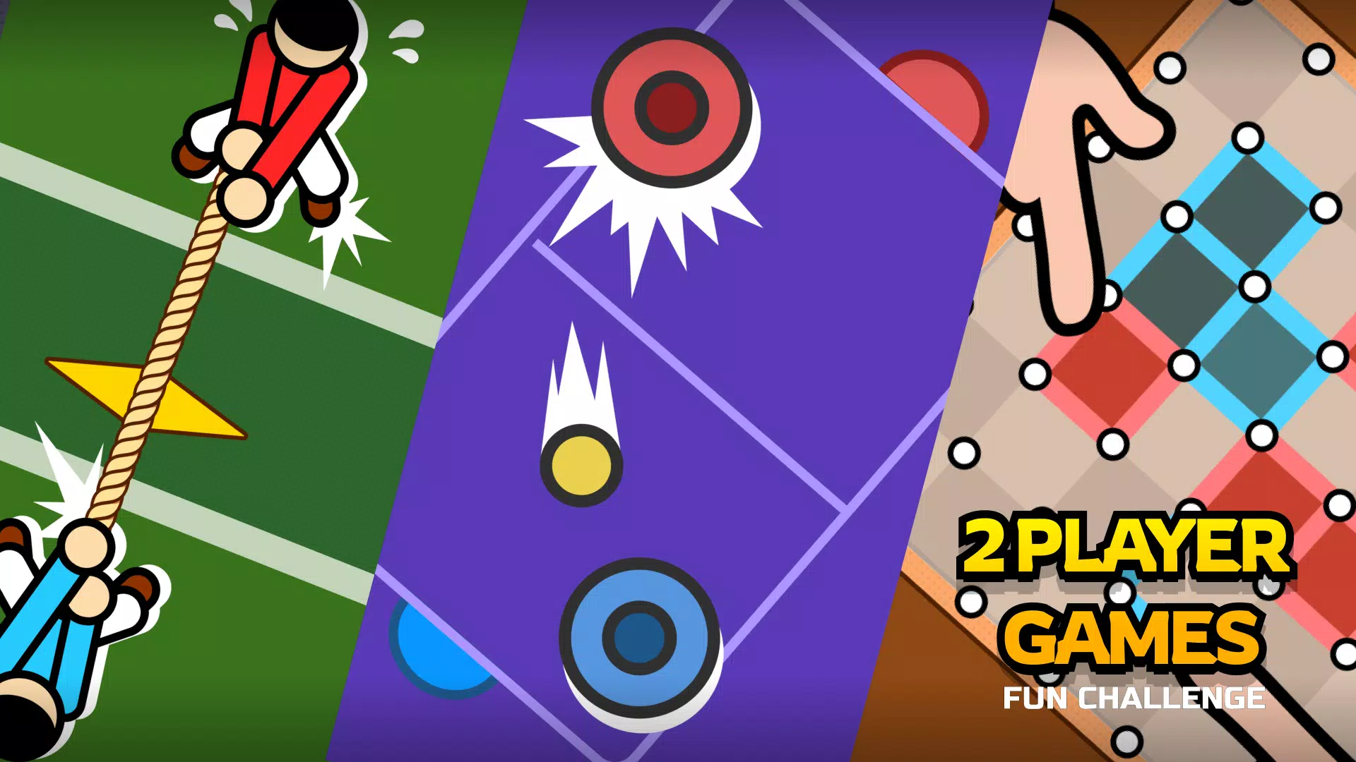 2 Player Games: Fun Challenge ภาพหน้าจอ 1