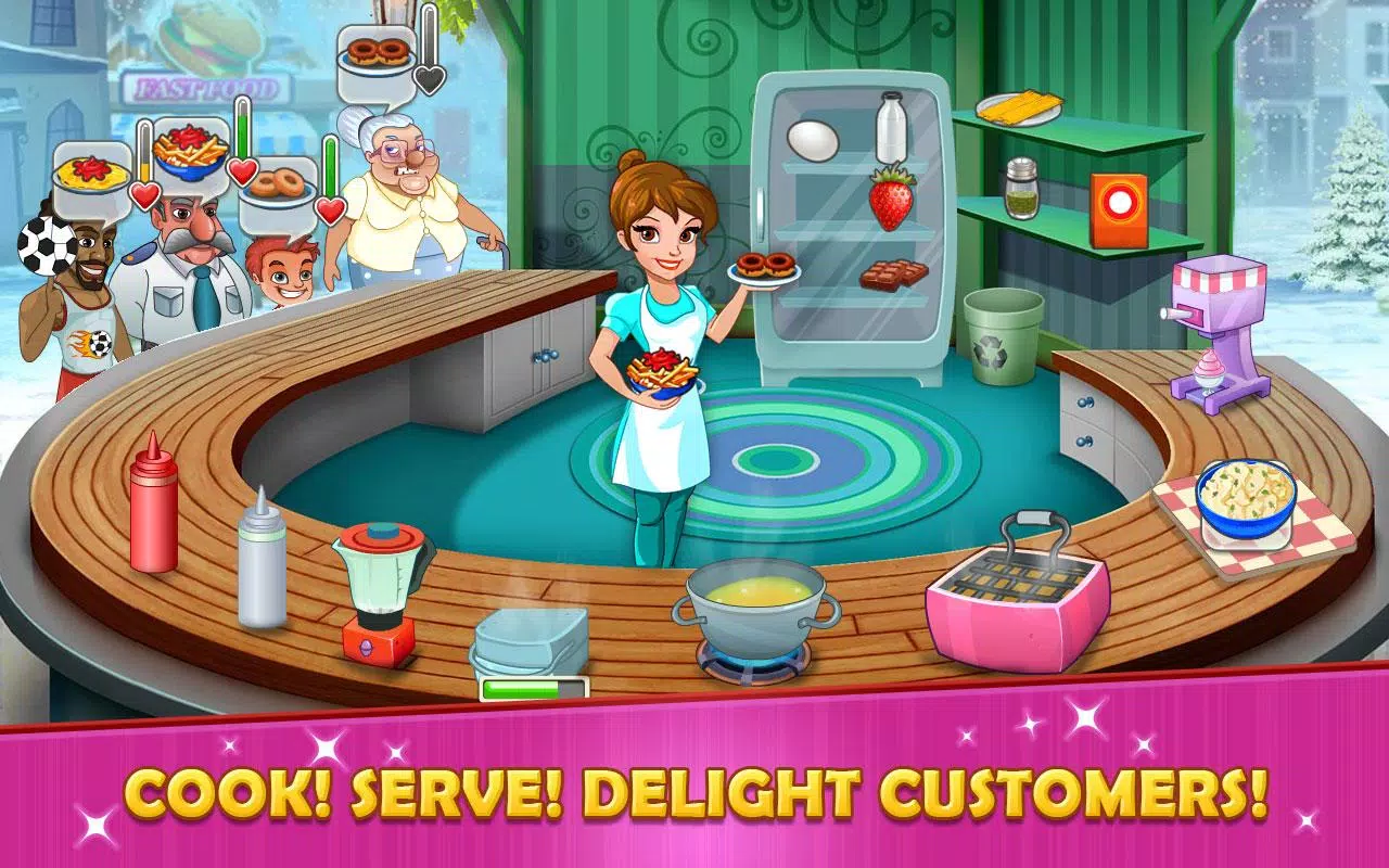 Kitchen story: Food Fever Game スクリーンショット 1