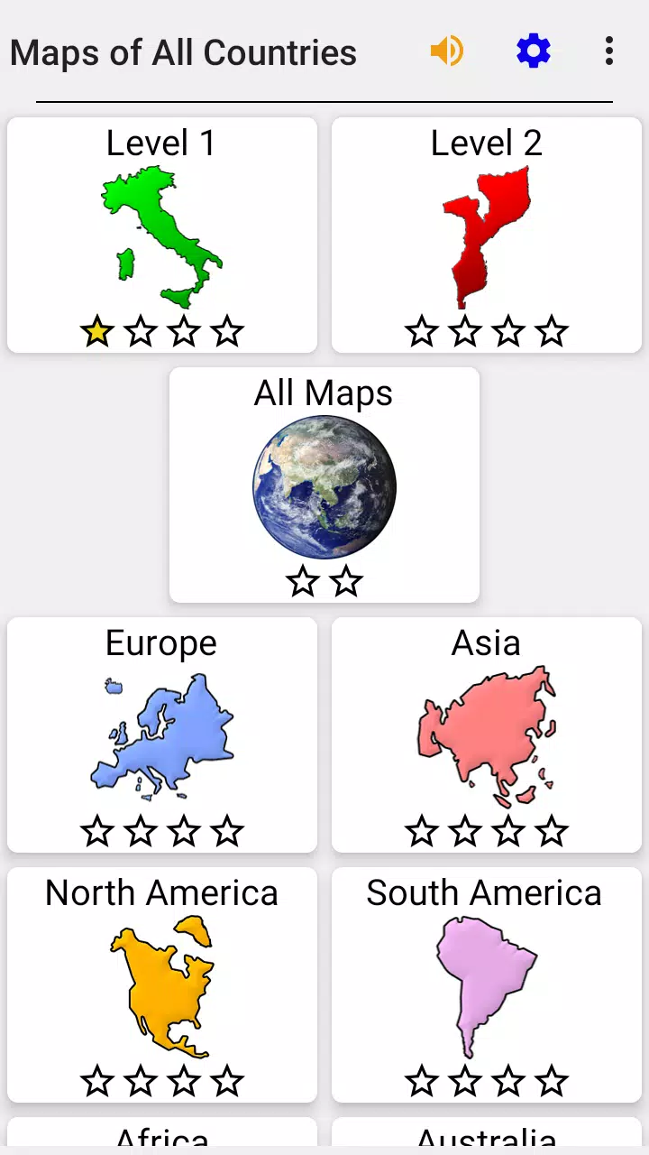 Maps of All Countries Geo-Quiz應用截圖第3張