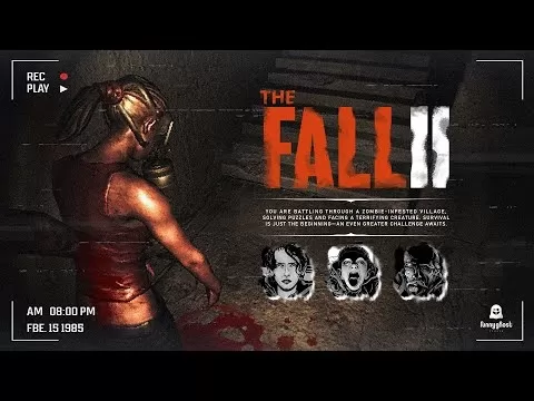 The Fall 2의 강렬한 좀비 전투 장면을 보여주는 게임플레이 스크린샷