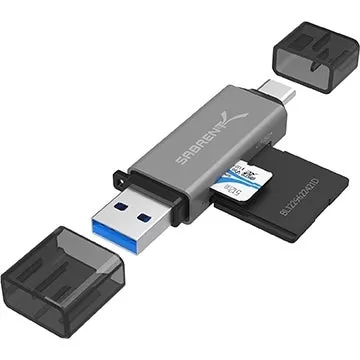 Lector de tarjetas Micro SD de $ 7 compatible con puertos USB-A y USB-C