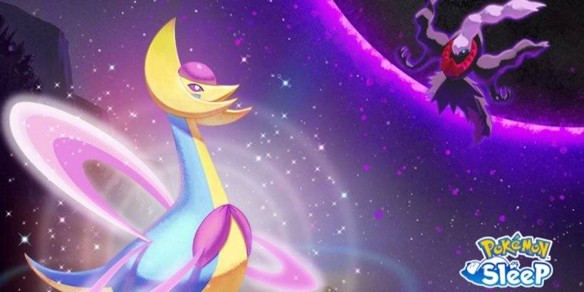 Cresselia加入Pokémon睡眠与Darkrai战斗