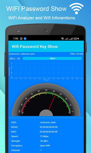 Schermata WiFi Password Show Analyzer 3
