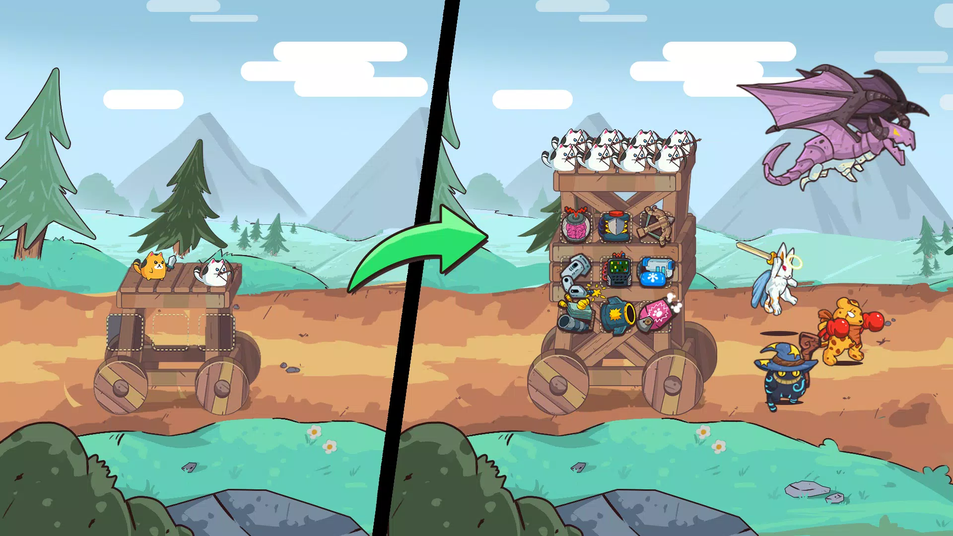 CatnRobot Idle TD: Battle Cat Screenshot 4