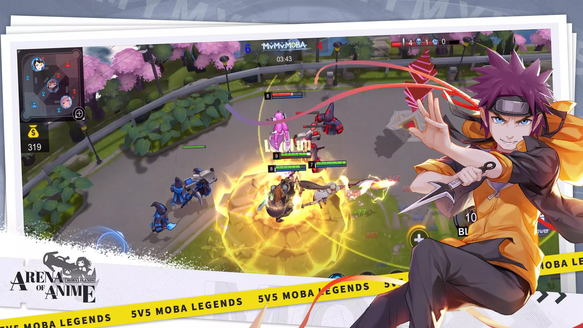 Arena of Anime: MOBA Legends應用截圖第4張