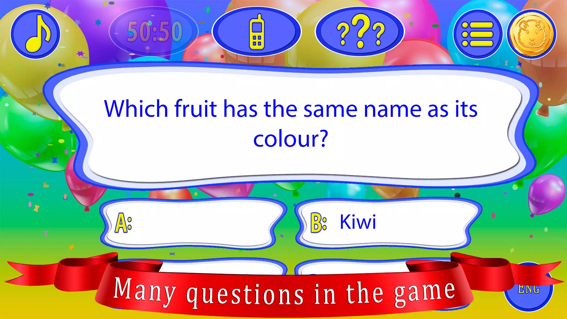 Kids Quiz Games: Millionaire Captura de pantalla 4