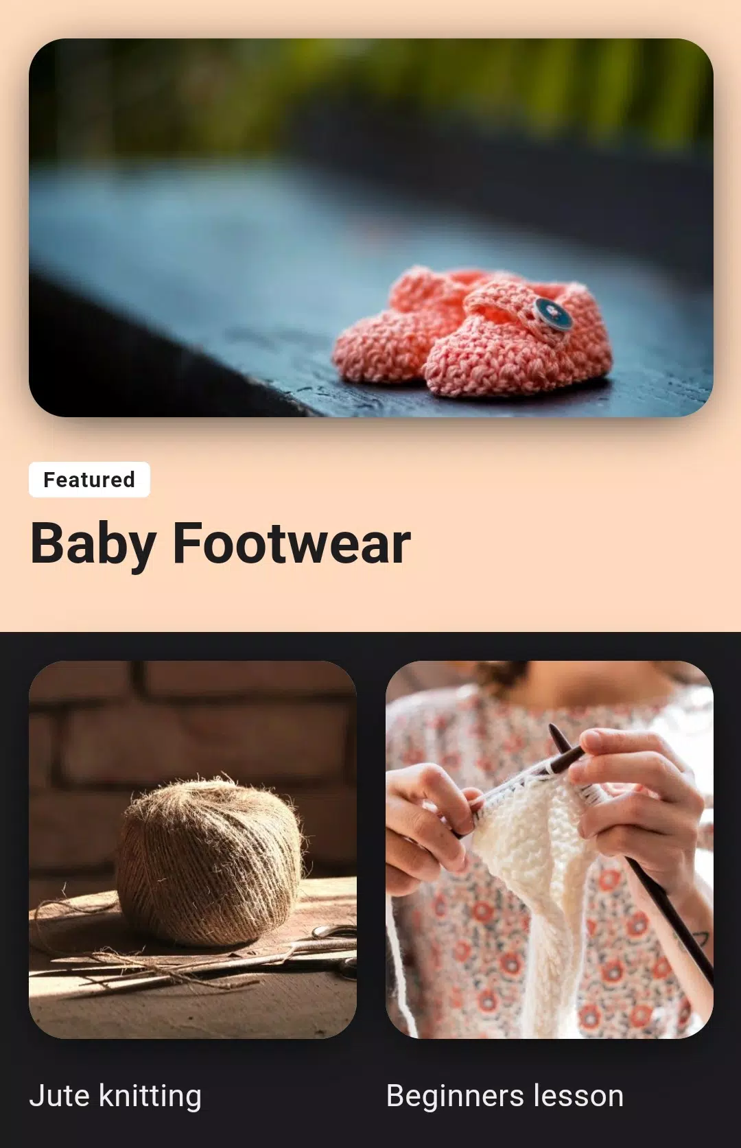 Learn Knitting and Crocheting Captura de tela 1