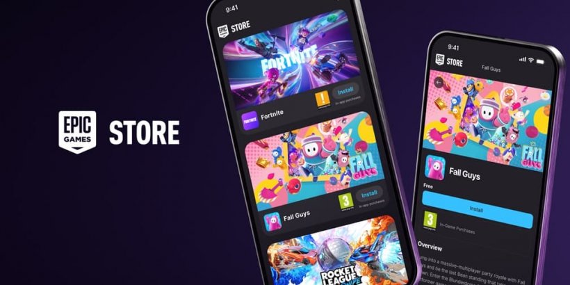 Epic Games store preinstalled บนอุปกรณ์telefónica Android