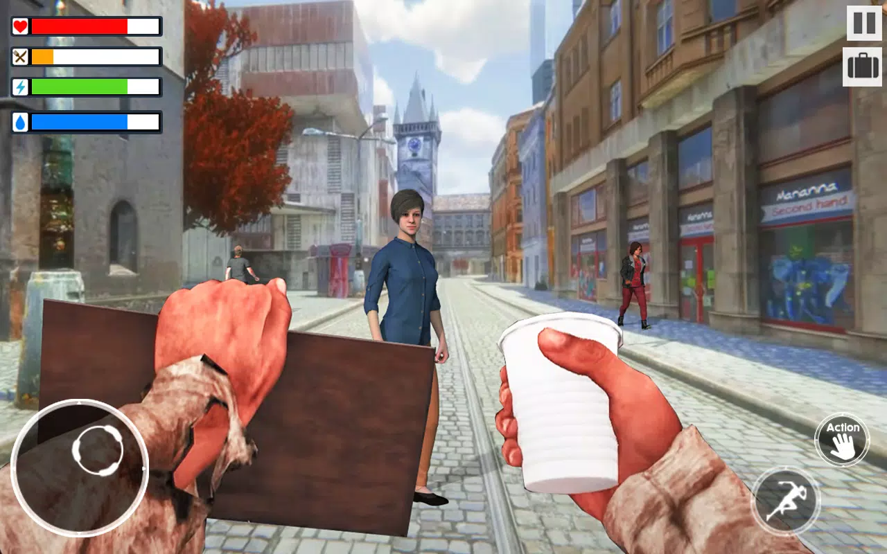 Tramp Simulator Homeless Games Скриншот 4
