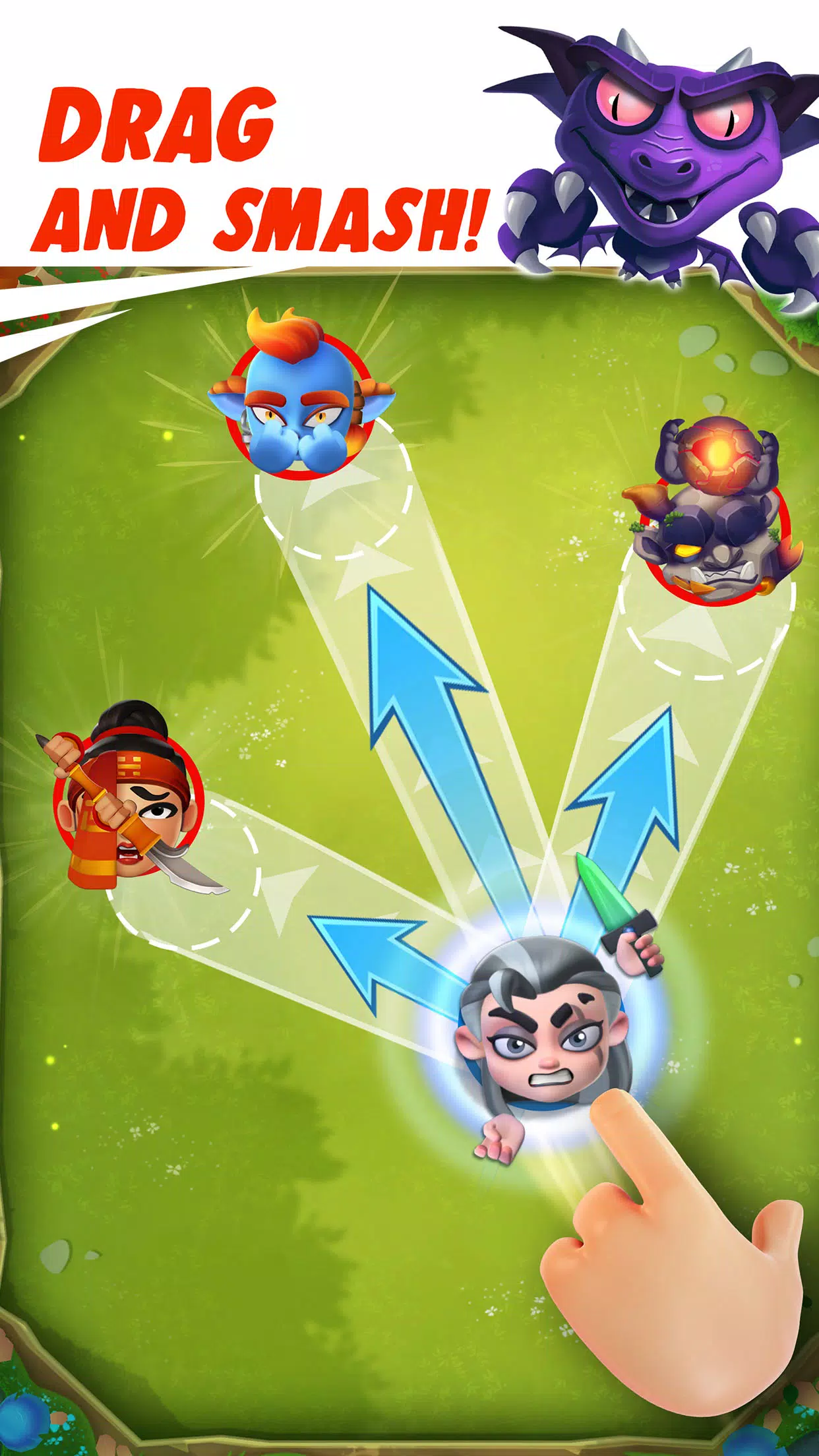 Smashing Four: PvP Hero bump 스크린샷 4