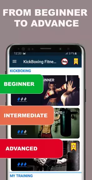 Kickboxing fitness Trainer Captura de pantalla 3