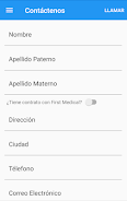 Schermata First Medical Móvil App 4
