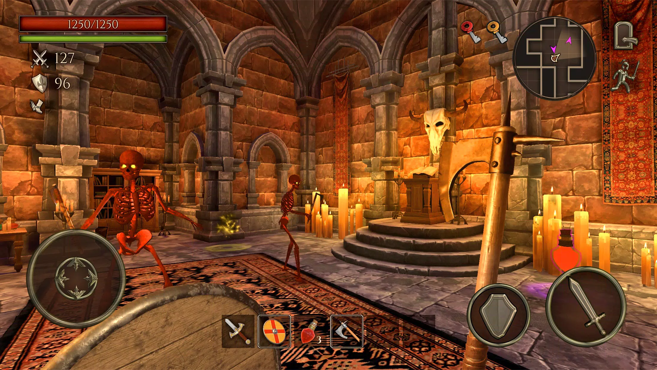 Ghoul Castle 3D - Action RPG 스크린샷 3