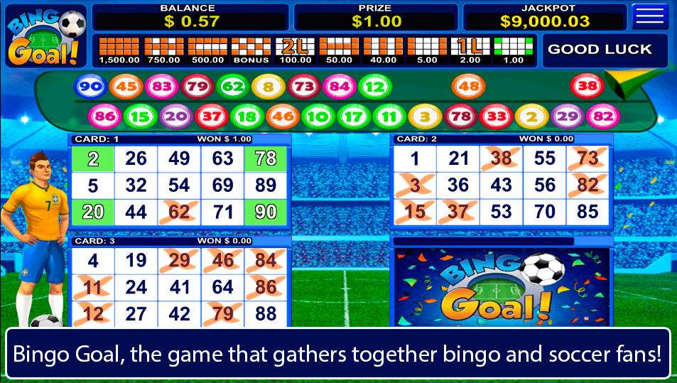 Bingo Goal - Video Bingo Captura de pantalla 1