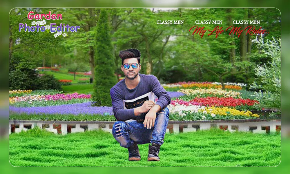 Garden Photo Frame Editor應用截圖第4張