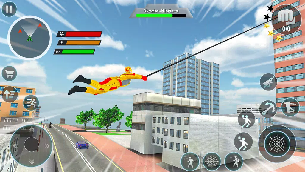 Police Robot Rope Hero Game 3d Captura de tela 3