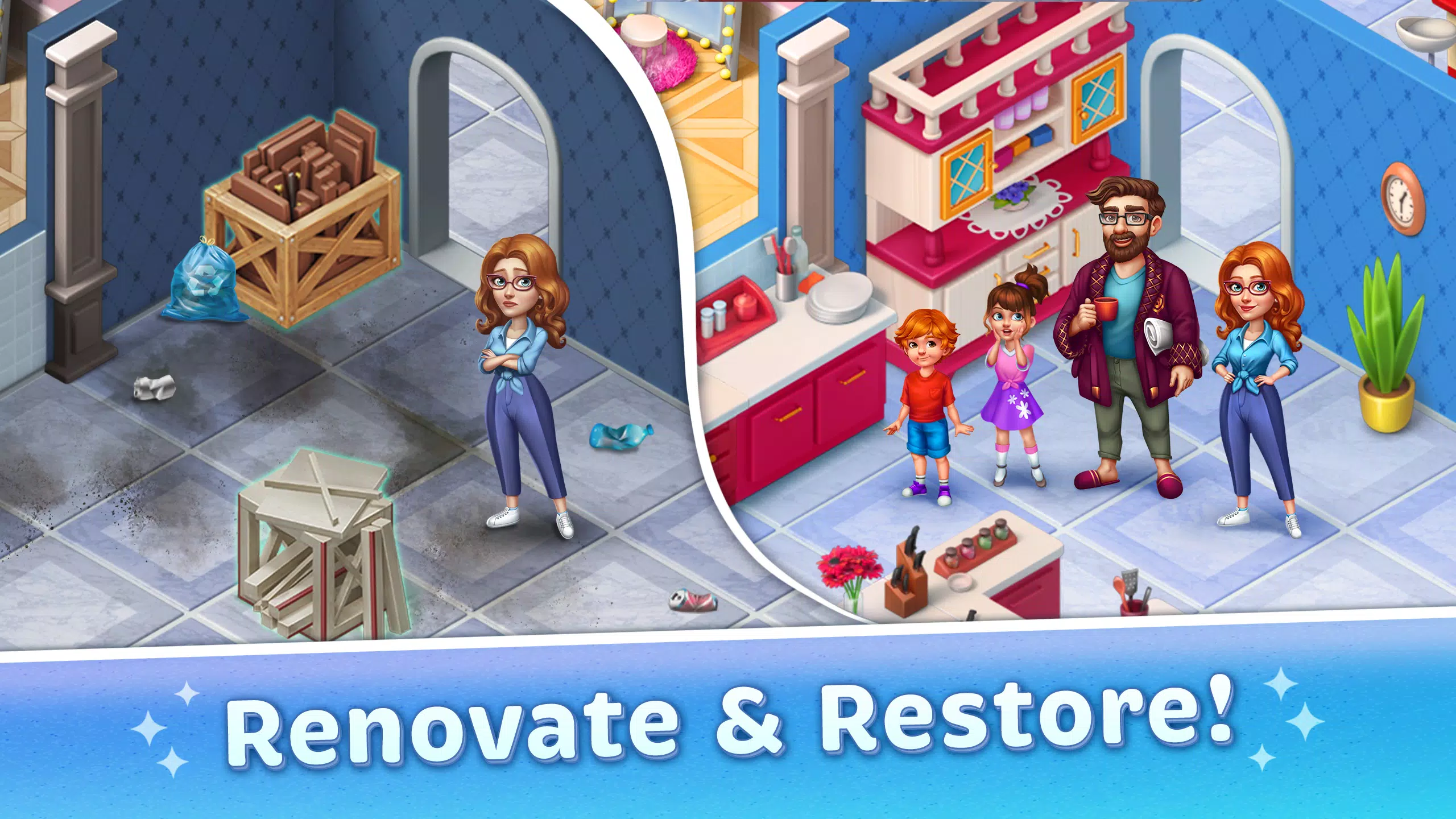 Travel Merge Family! Captura de pantalla 2