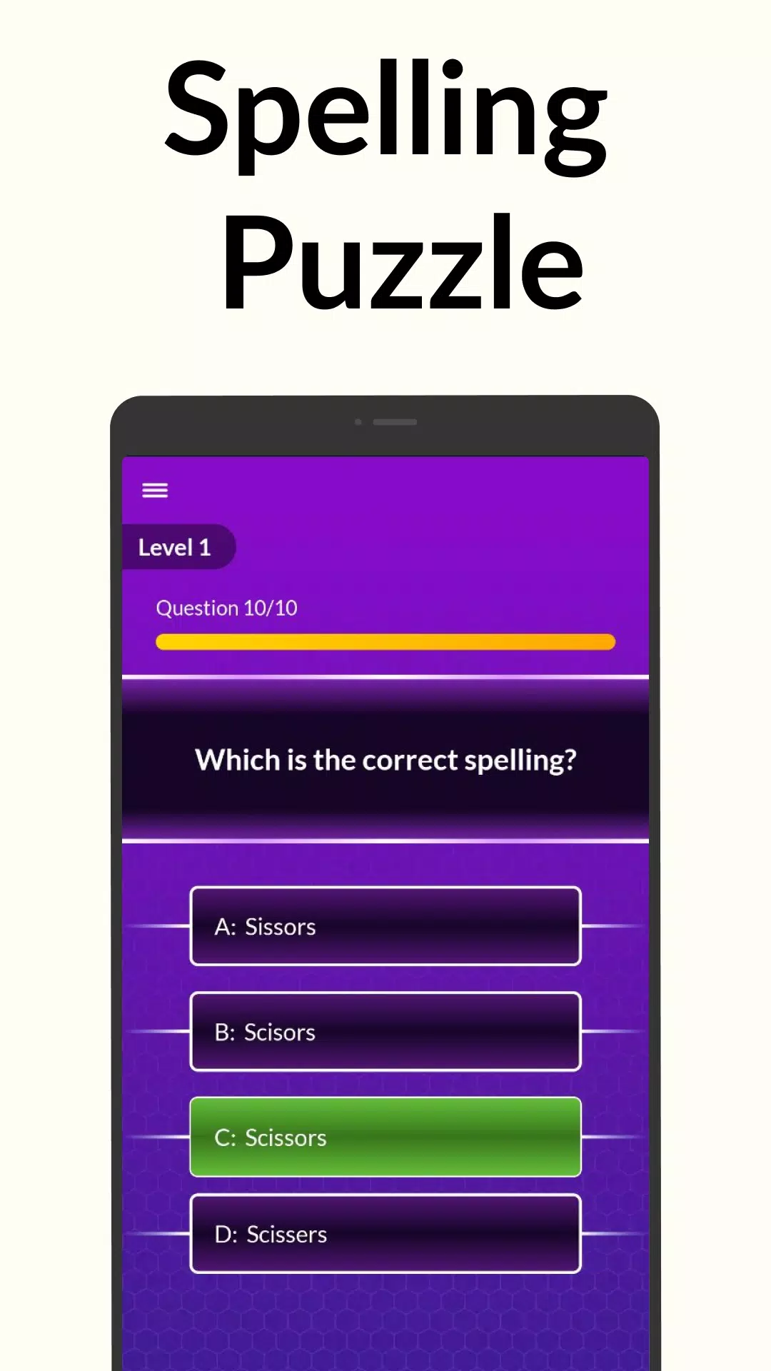 Spelling Bee: Spelling Quiz應用截圖第3張
