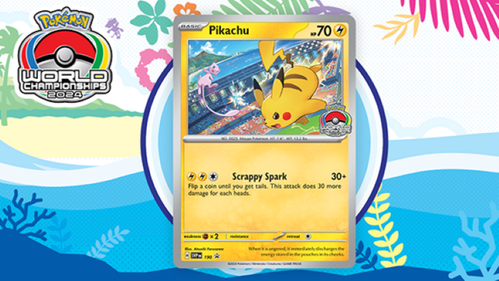Pikachu Promo Card zaprezentowana dla Pokémon World Champs 2024