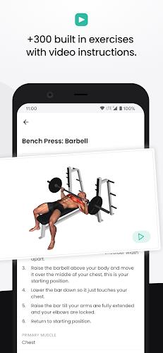 FitHero - Gym Workout Tracker Zrzut ekranu 4