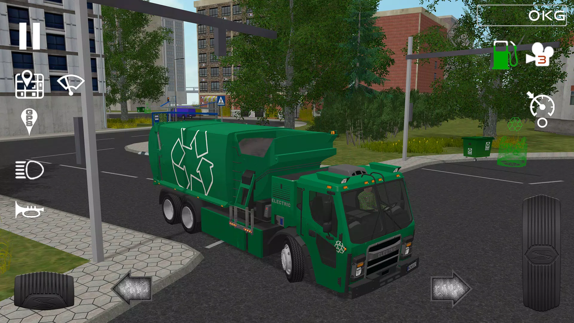 Trash Truck Simulator Скриншот 2