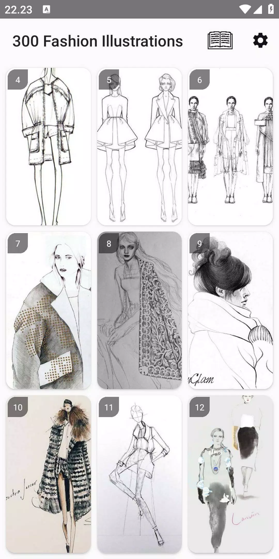 300 Fashion Illustrations Screenshot 1