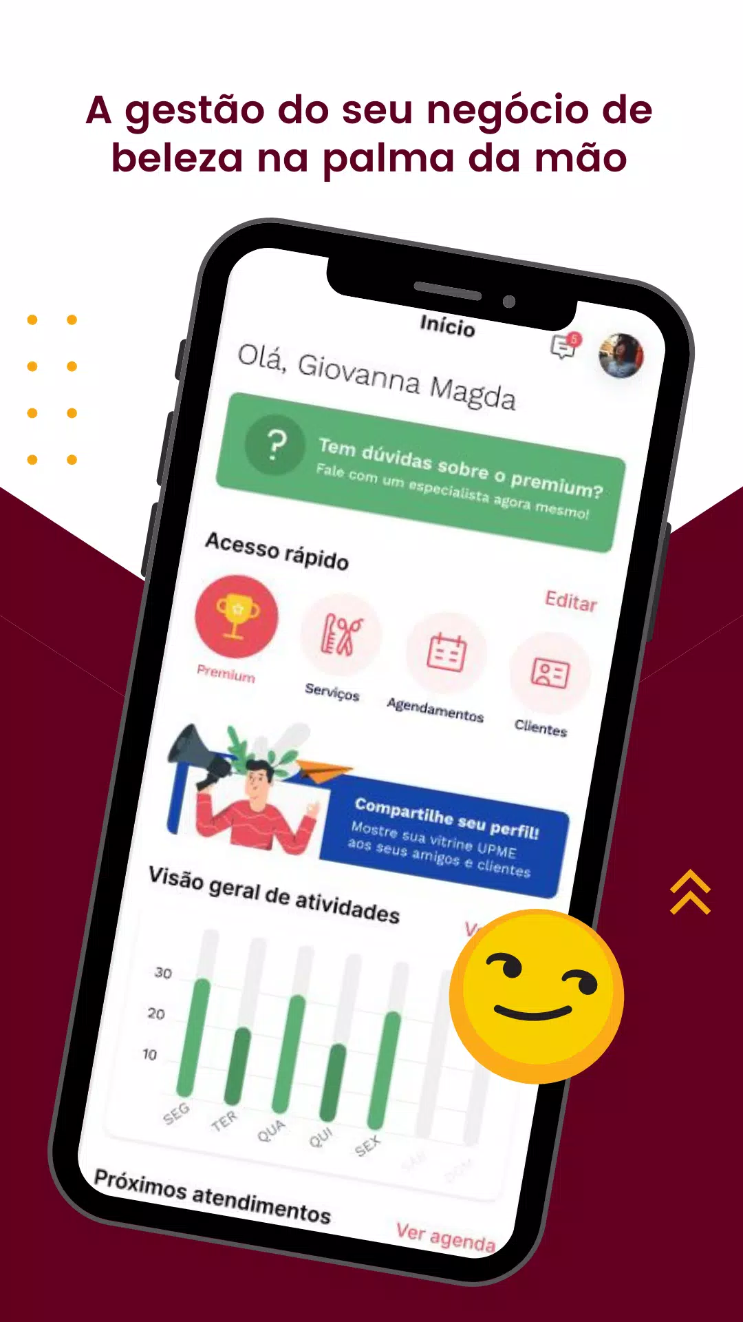 UPME: Agenda Online da Beleza スクリーンショット 3