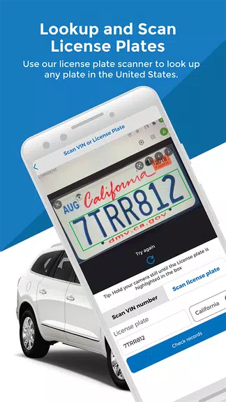 VIN Decoder & License Plate Capture d'écran 3