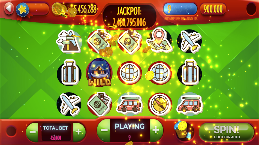Book-Book Airline Flight Bonus Wheel Slot Ảnh chụp màn hình 3