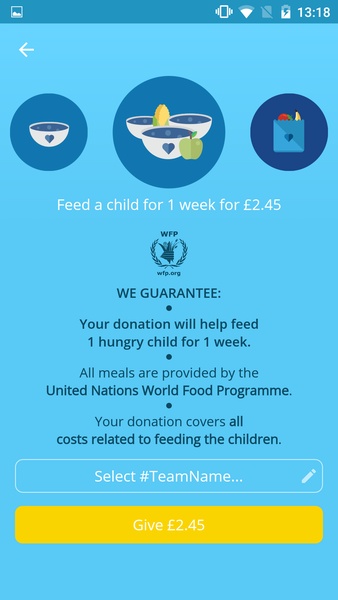 ShareTheMeal スクリーンショット 1