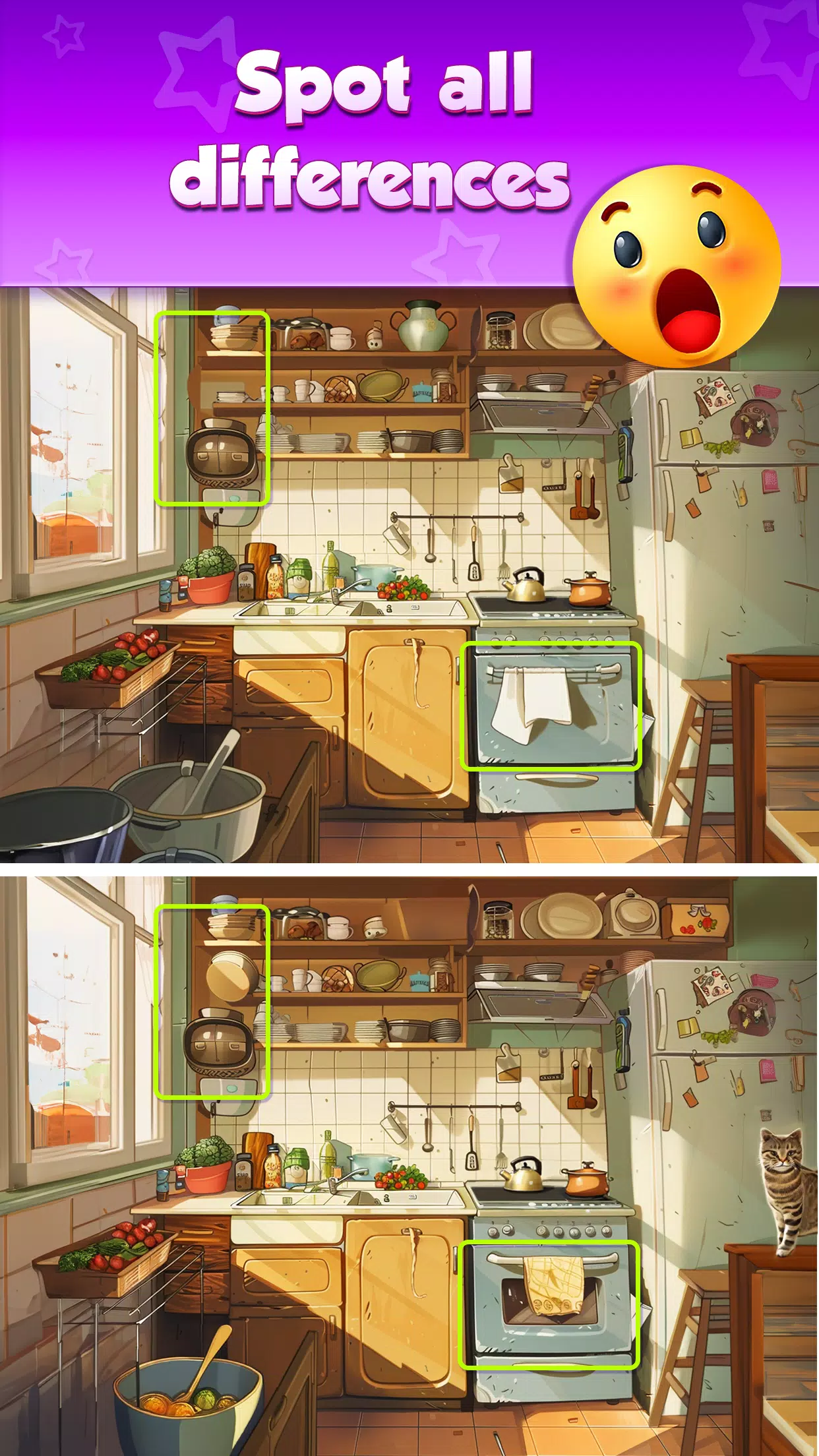 Find 5 Differences Train Brain Captura de pantalla 1
