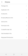 Schermata Android Development Info 2