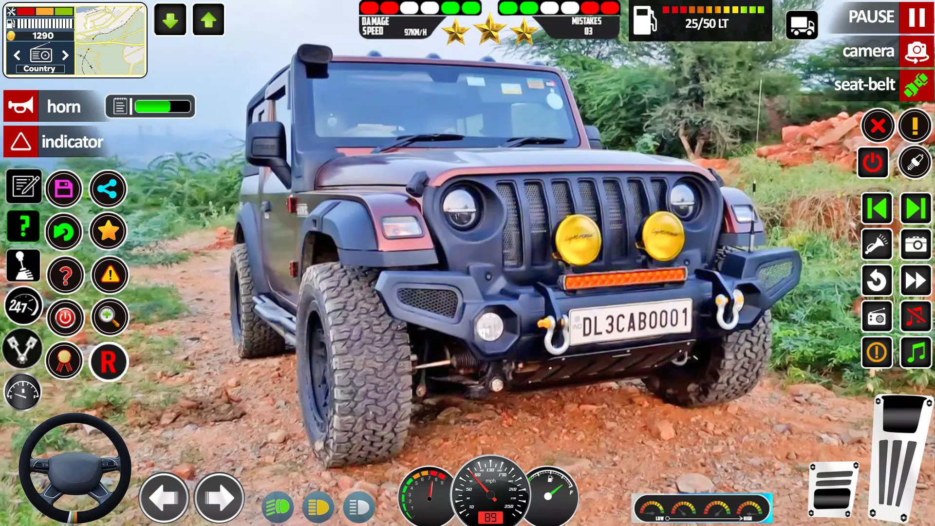 Offroad Jeep Game Simulator 3d Скриншот 2